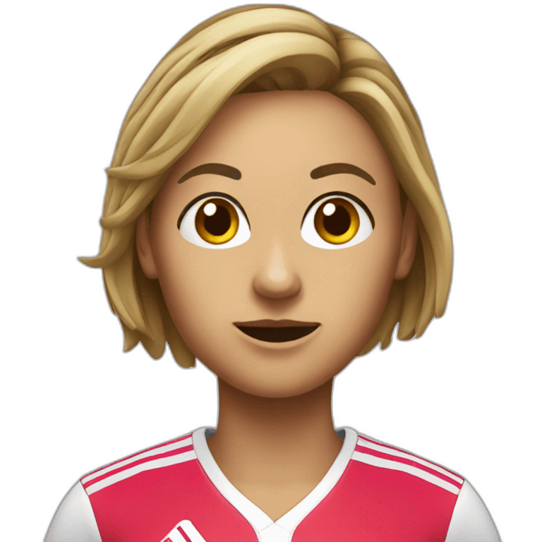 handball player female lollipop head emoji