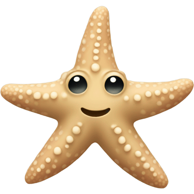 Beige starfish emoji