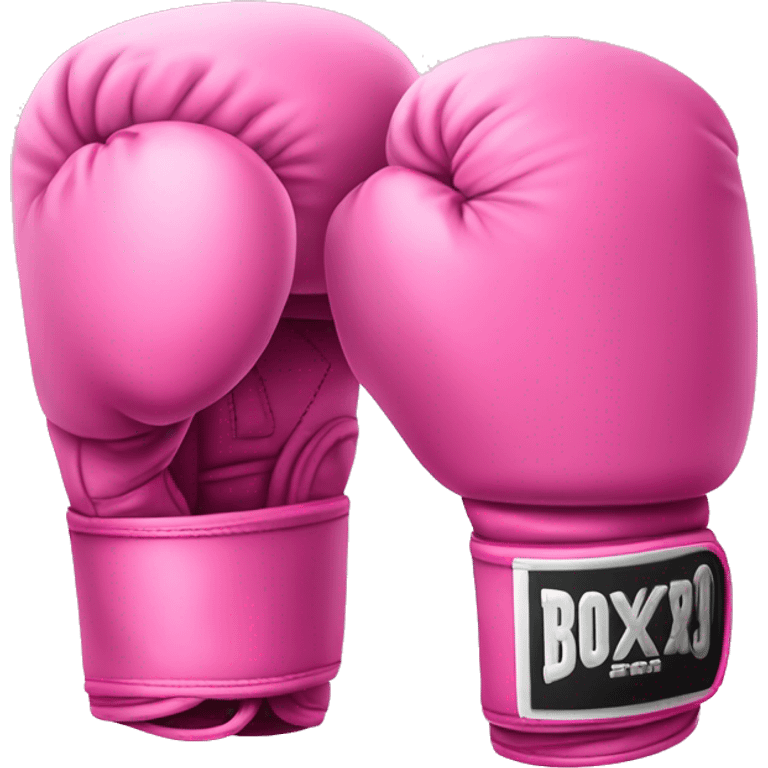 Genera un emoji de guantes de boxeo rosados emoji