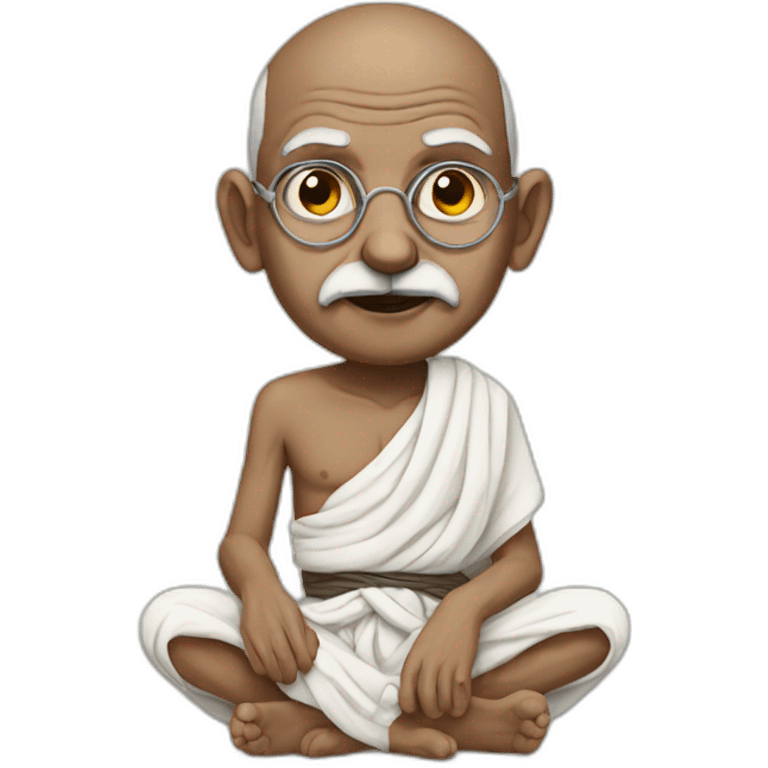 Poor gandhi emoji