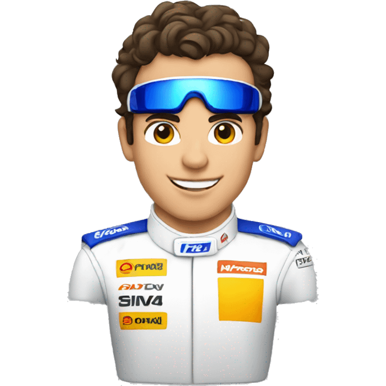 Lando Norris f1 driver in a car emoji