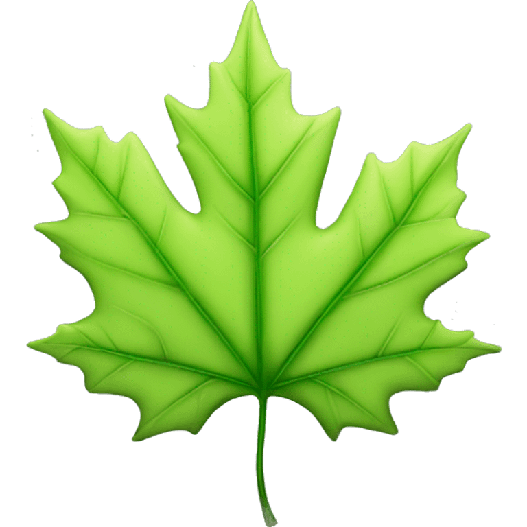 green maple leave  emoji