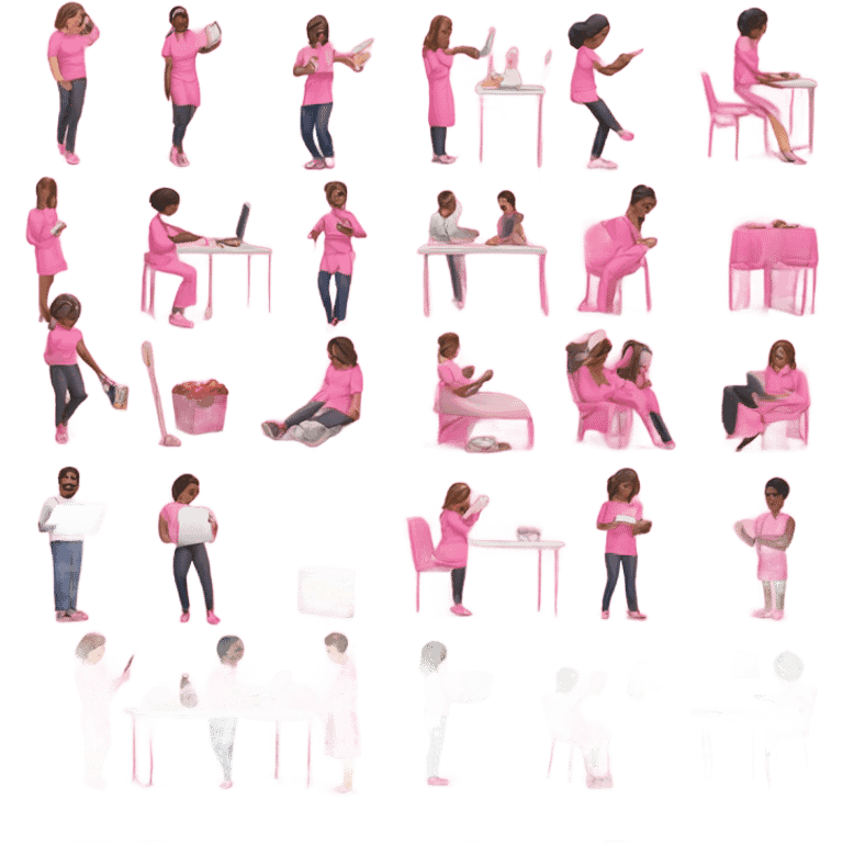 Daily activity pink  emoji