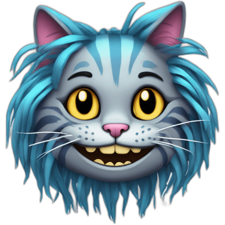 cheshire-cat-dreads-hair emoji