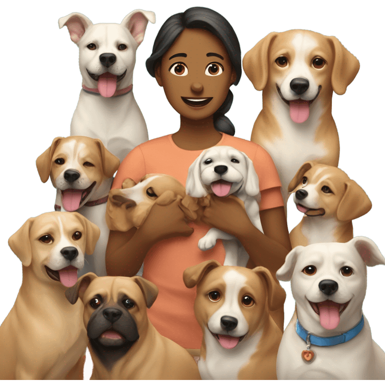 Dog lady emoji