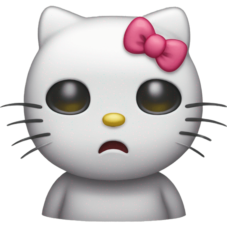 Hello kitty sad emoji