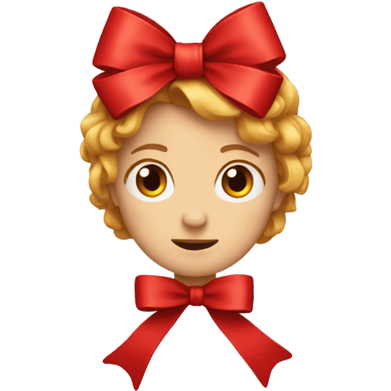 Red bow  emoji