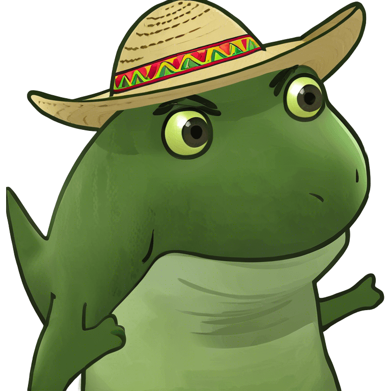 Tiburón con sombrero  emoji