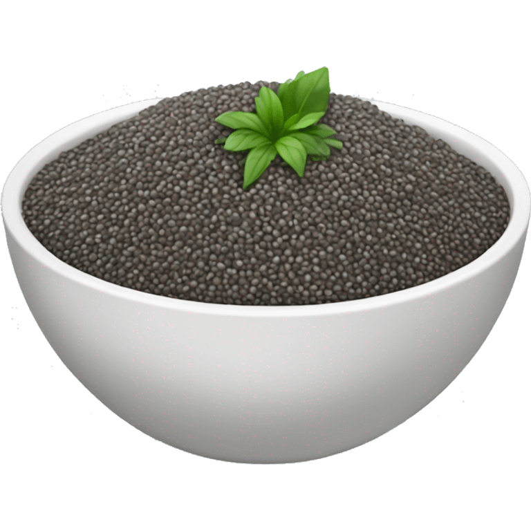 chia seeds bowl emoji