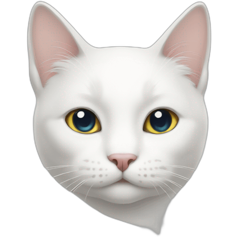 White cat emoji