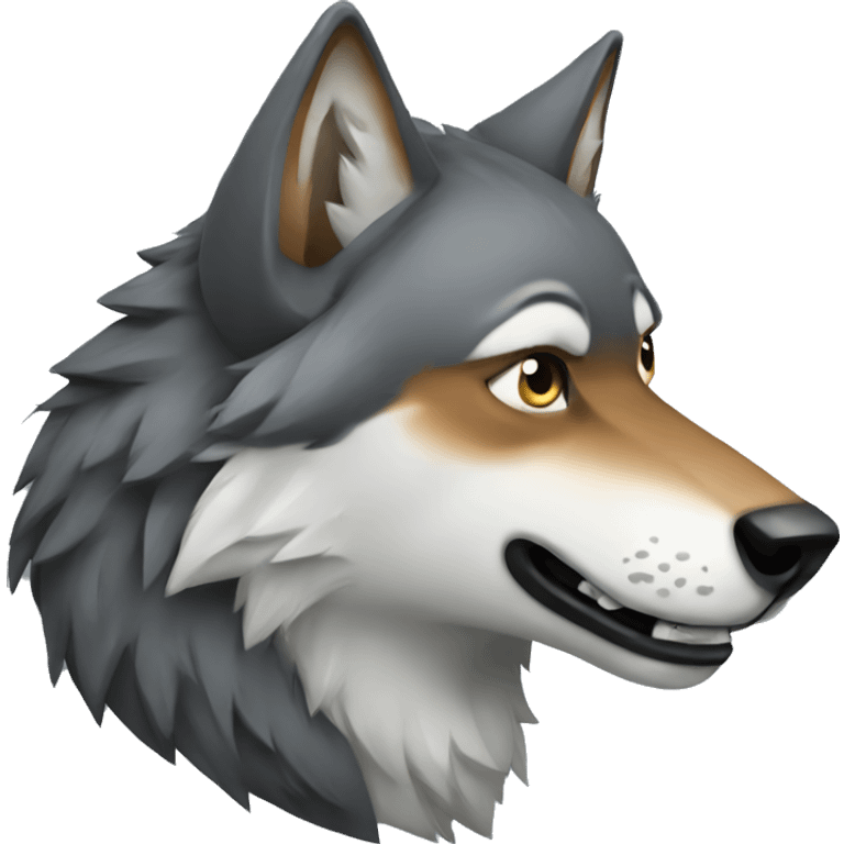 alpha wolf emoji