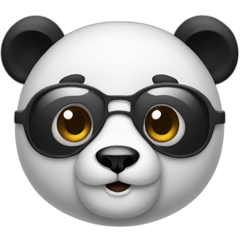 a time traveling panda emoji