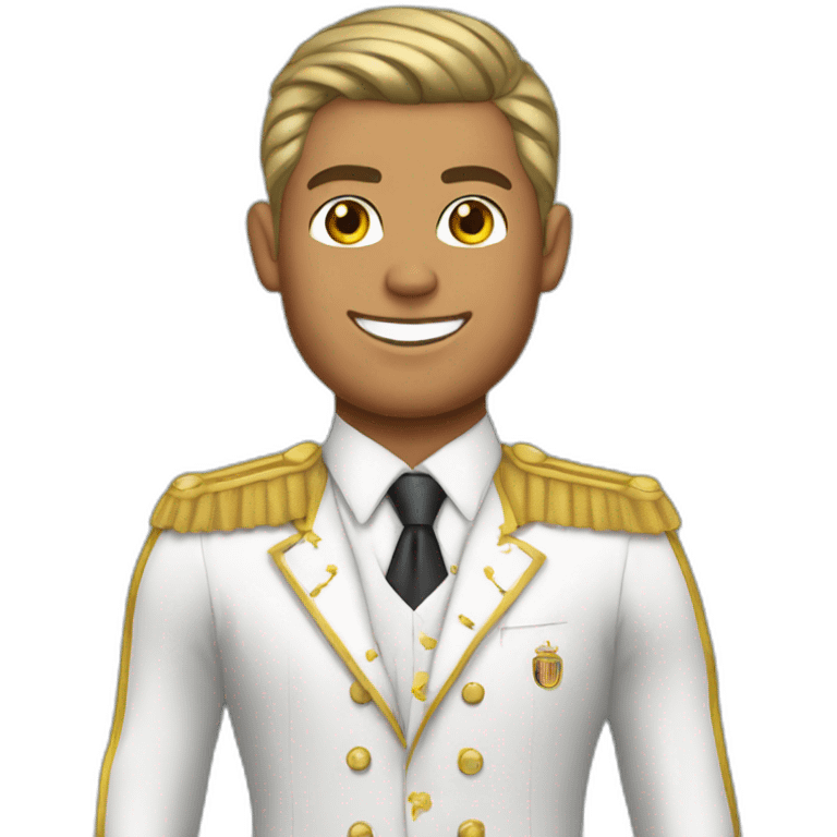 Cr7 en costume de président  emoji