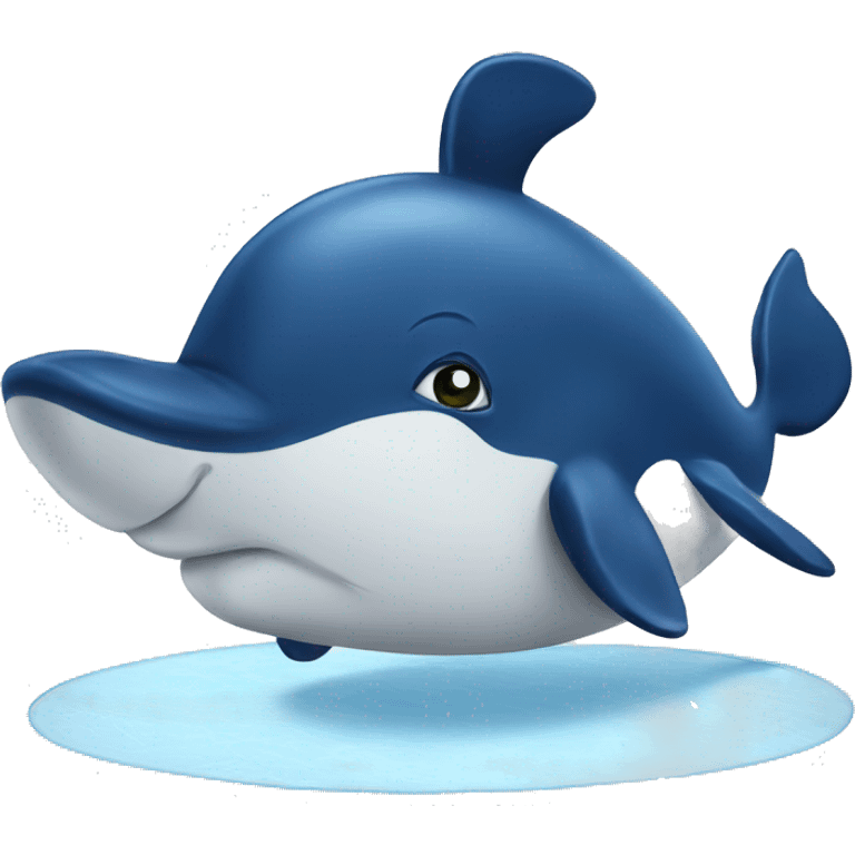 Whale hockey emoji