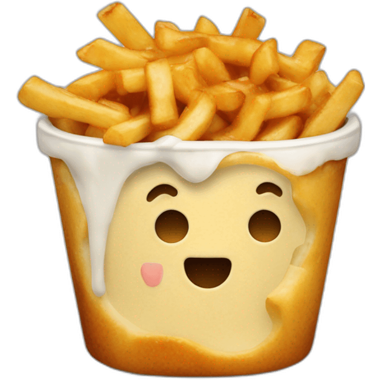 Poutine qui mange poutine emoji