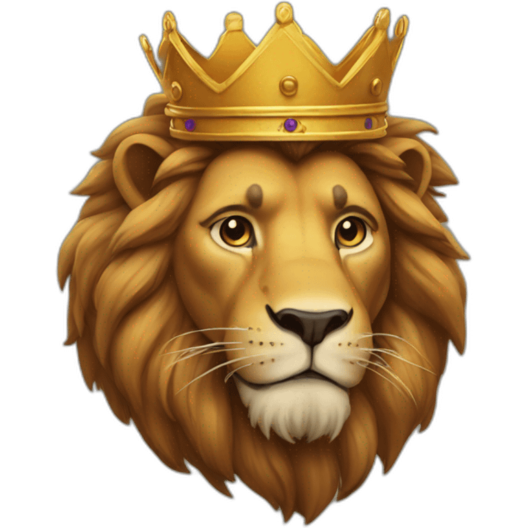 King lion emoji