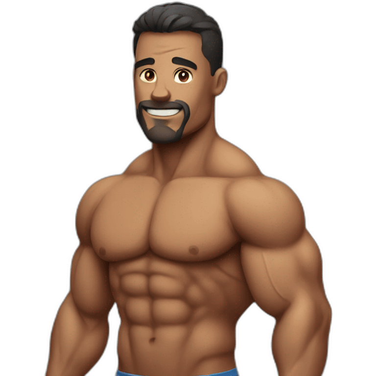 Muscle men emoji