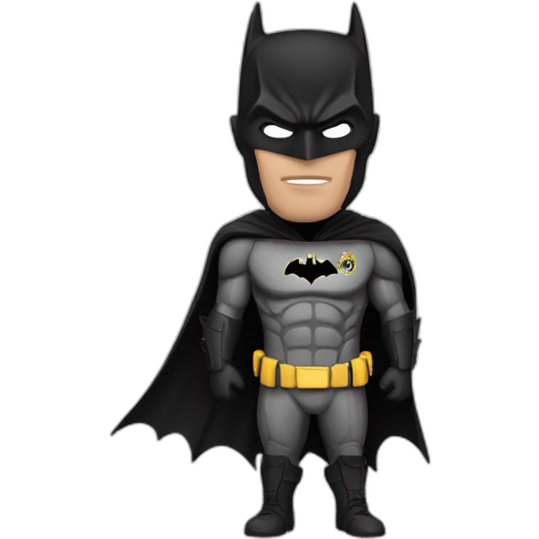 Batman whith a real madrid jersey  emoji