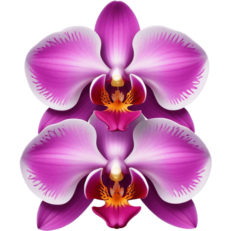 orchid flower emoji