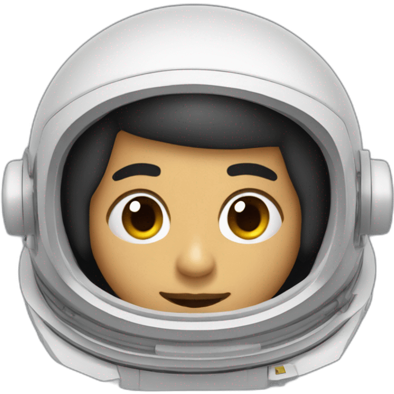 Pedro Duque as an astronaut emoji