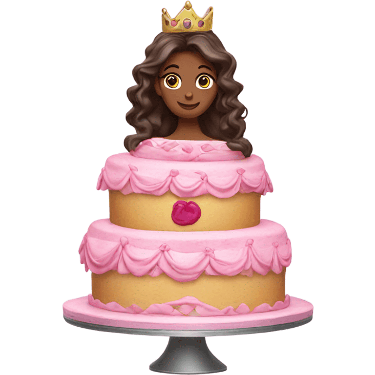 Princess cake emoji