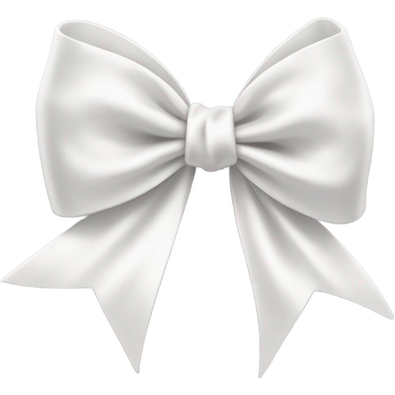 white bow emoji