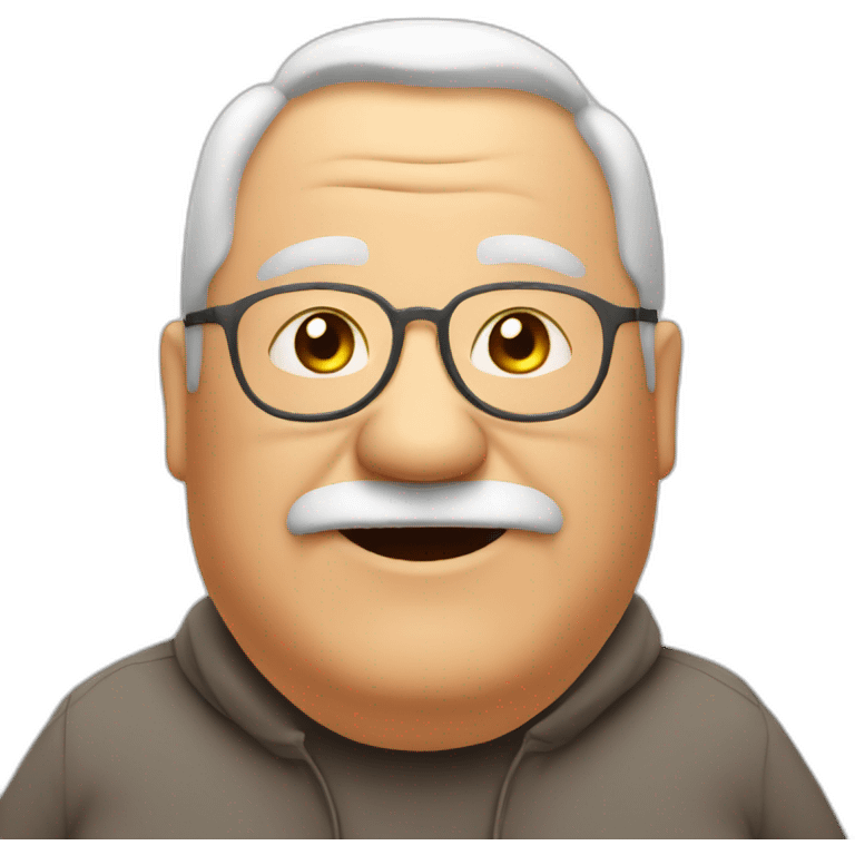 Grandpa fat emoji