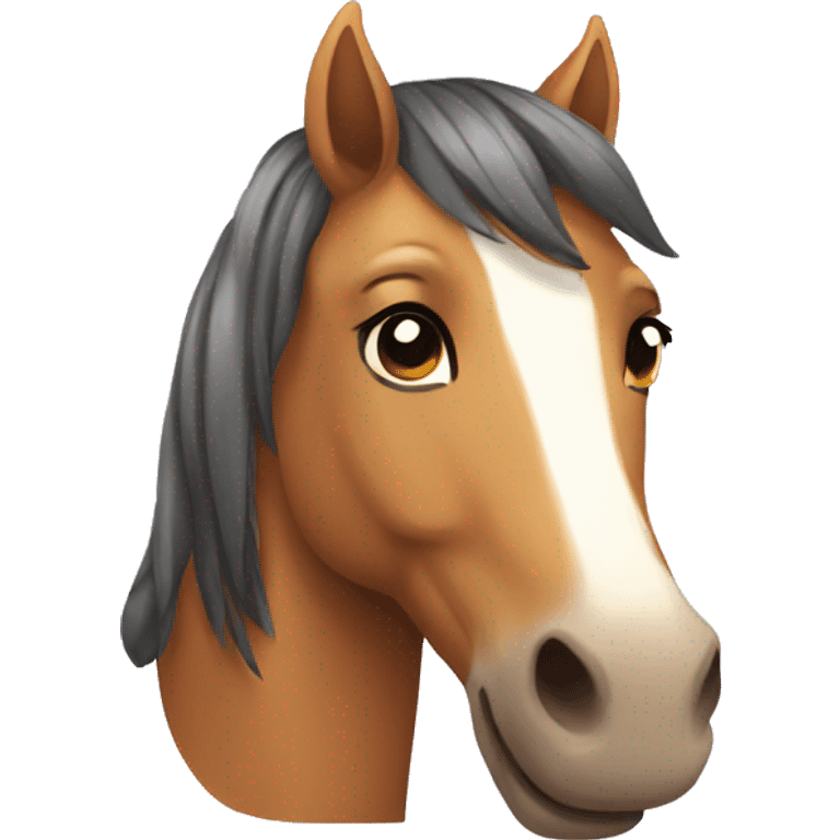 horse kawaii emoji