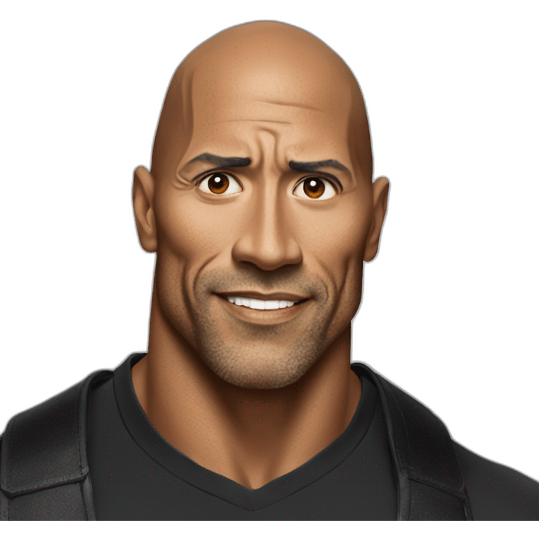 The Rock Actor emoji