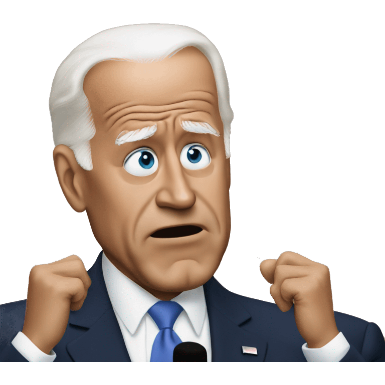 Joe Biden confused emoji