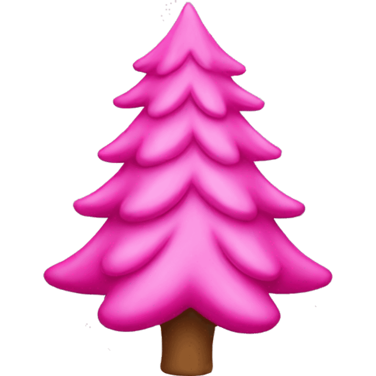 Christmas Tree pink emoji