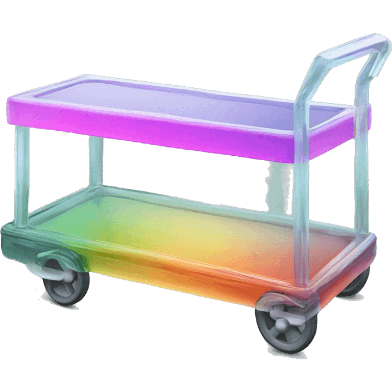 3d glass effect cart  emoji