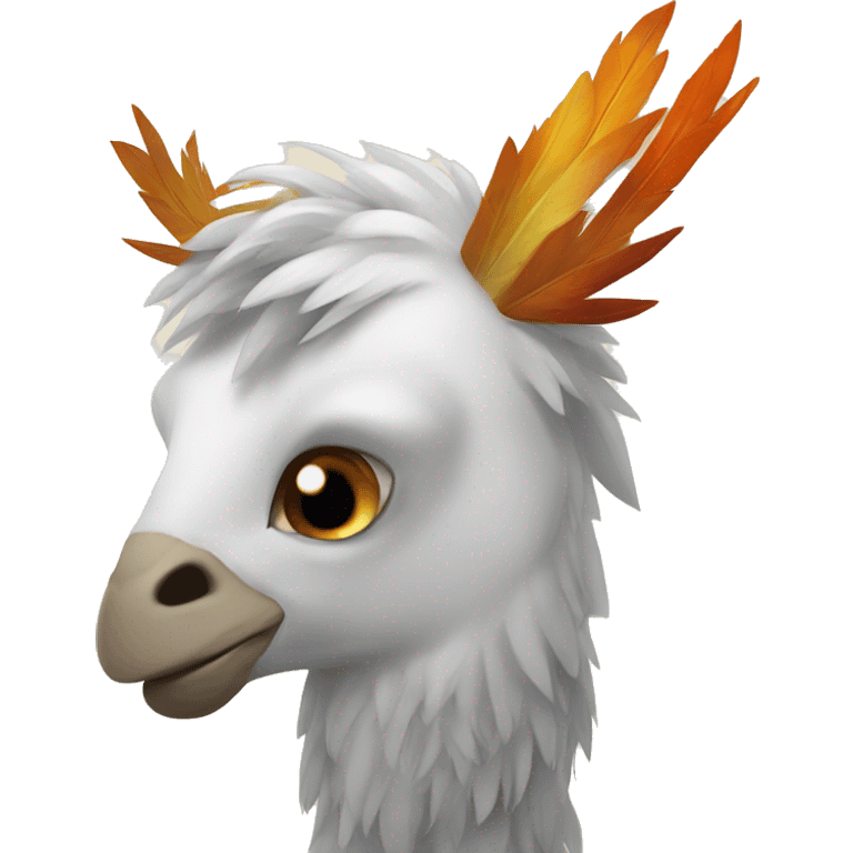 un fenix en llamas emoji