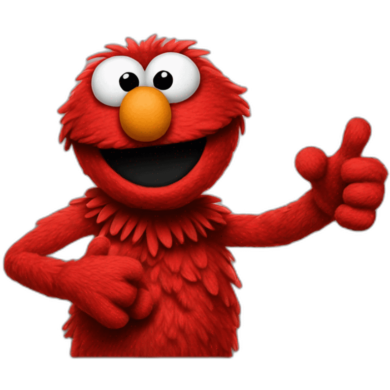 elmo thumb up emoji