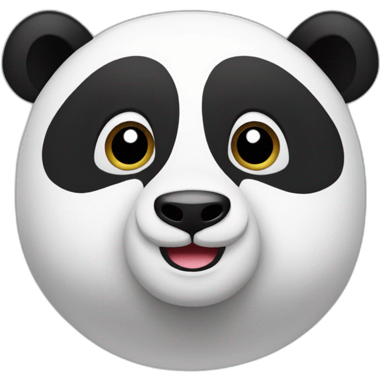 a cute panda bear emoji