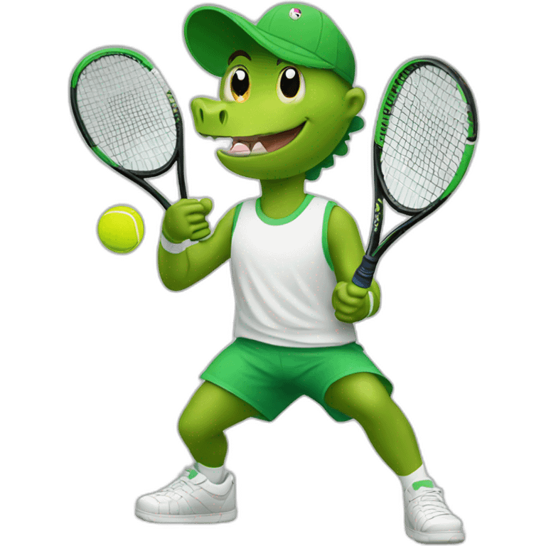 Crocodile Tennis Player emoji