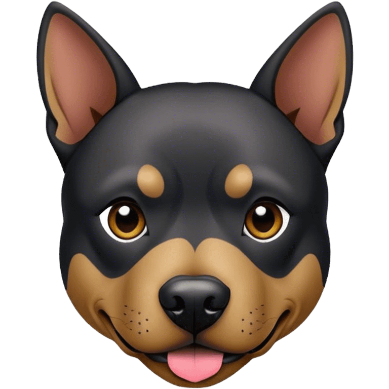 black pitbull coyote emoji