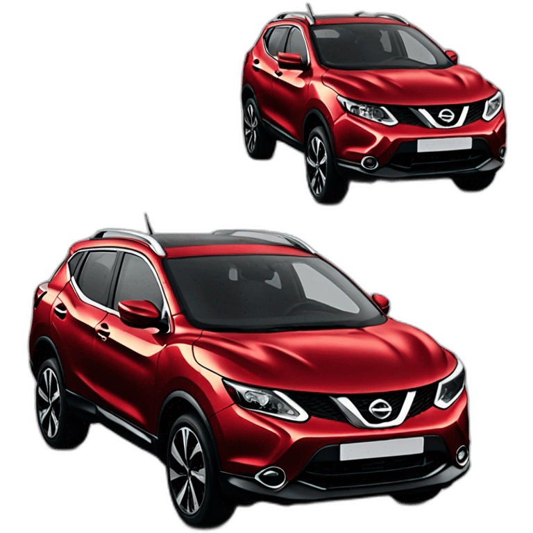 Nissan Qashqai red emoji