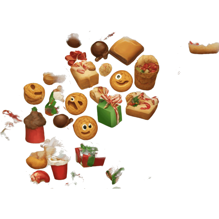 Christmas food emoji