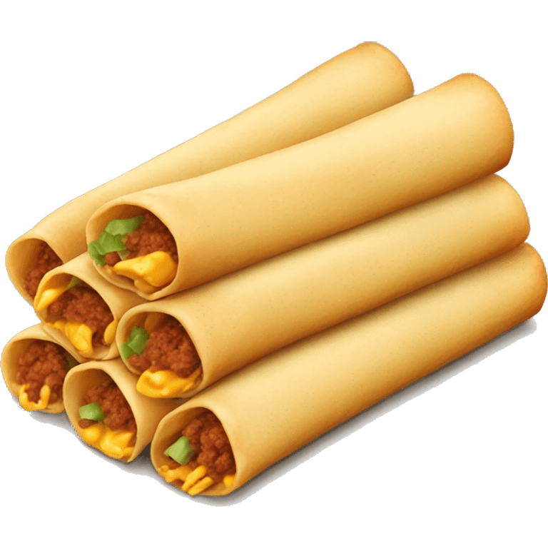 Mexican taquitos emoji