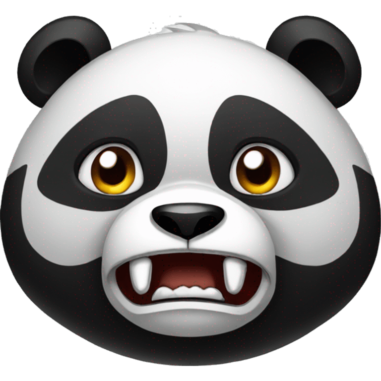 Giant Panda angry  emoji