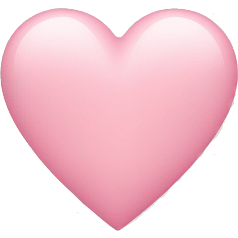 Light pink heart emoji