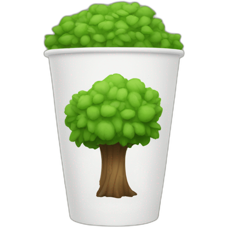 Tree cup emoji