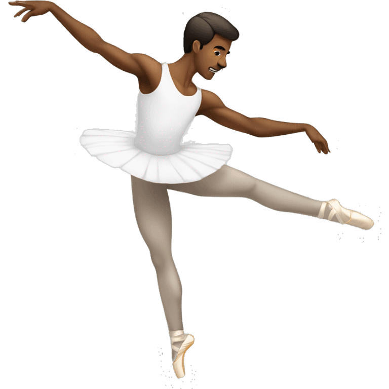 ballet dancer man white emoji