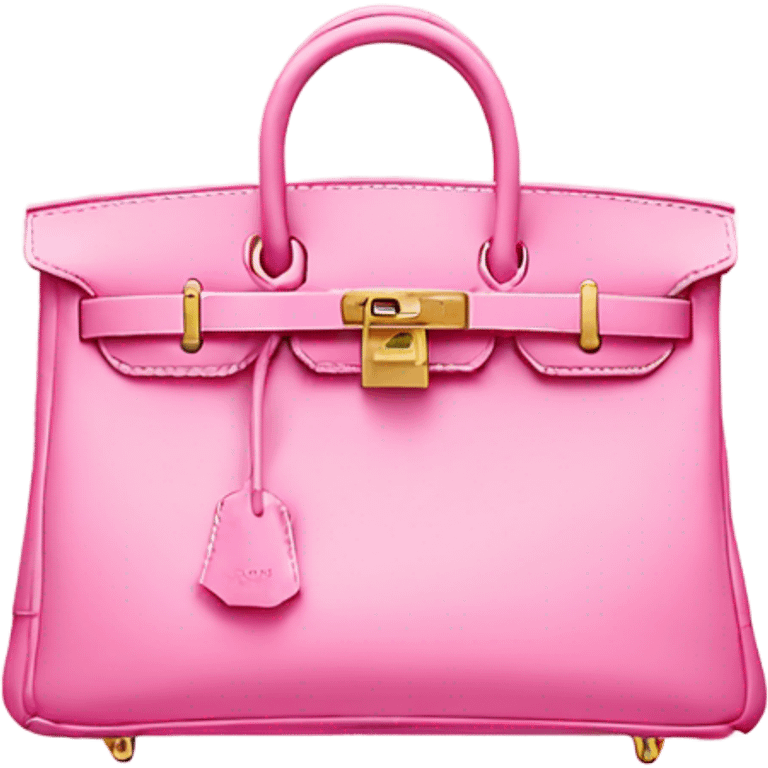 Birkin bag pink emoji