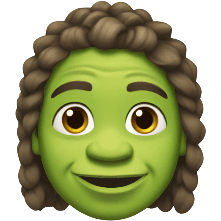 Hula shrek emoji