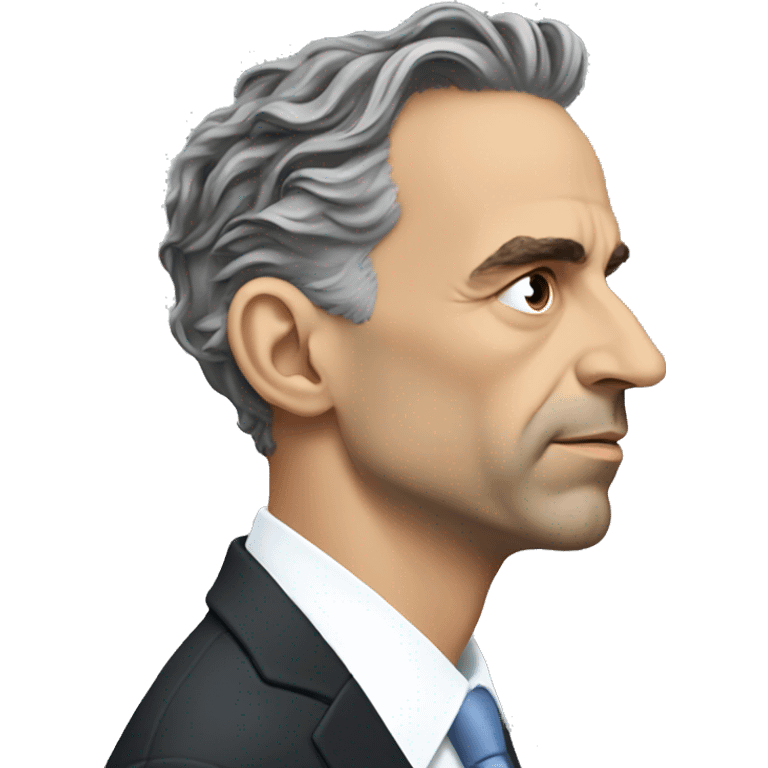 Jordan B. peterson side view emoji