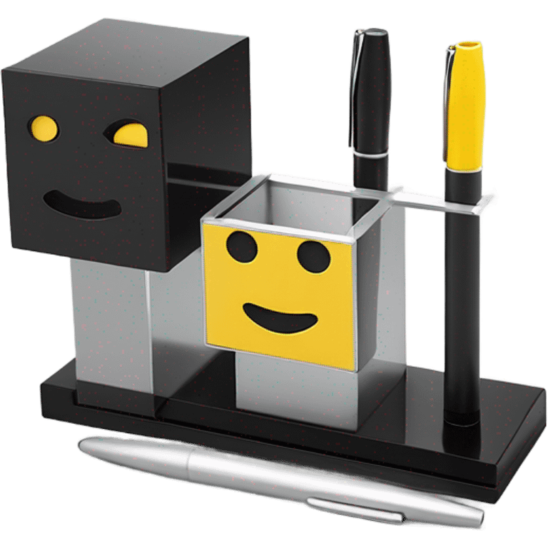 modern pen holder emoji