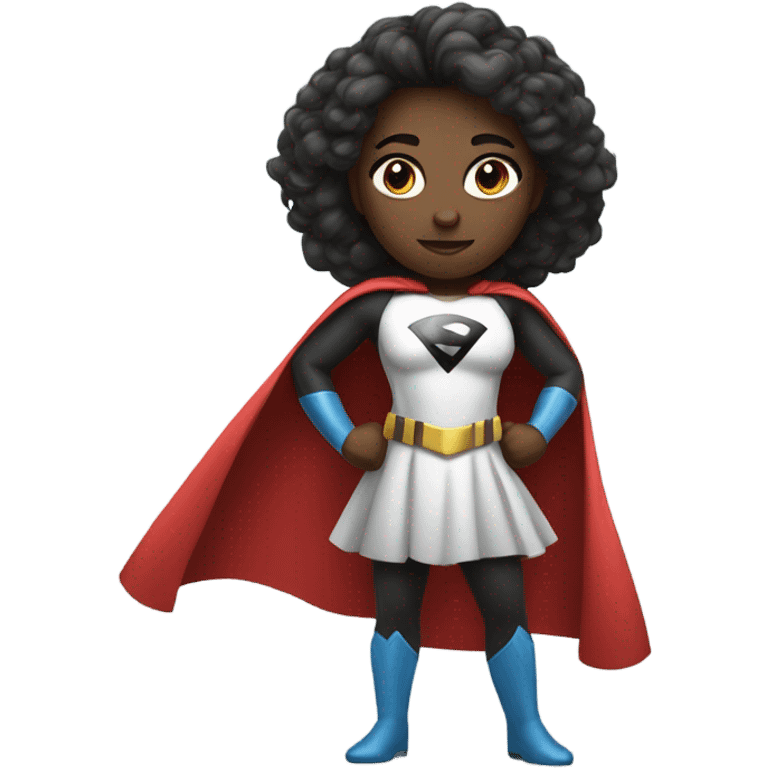 white skin superwoman emoji