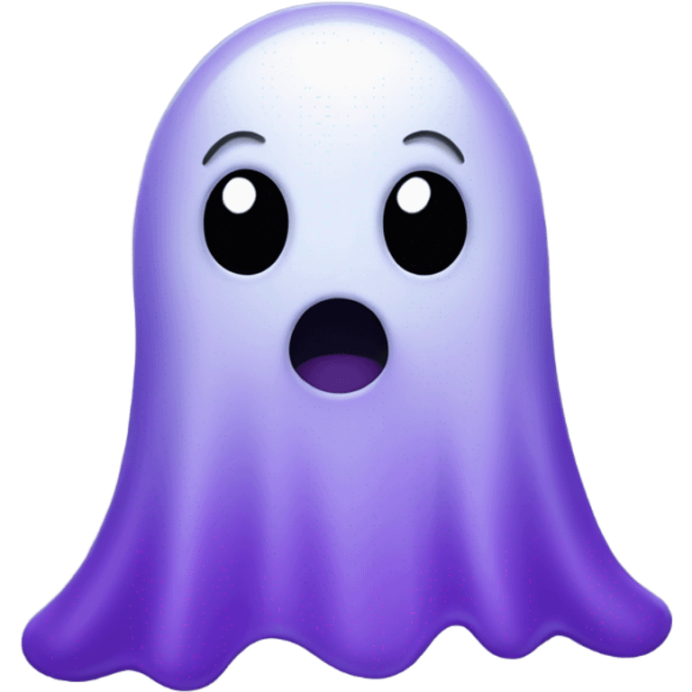 a cute purple ghos emoji